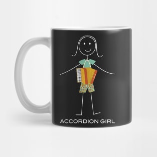 Funny Womens Accordion design Mug